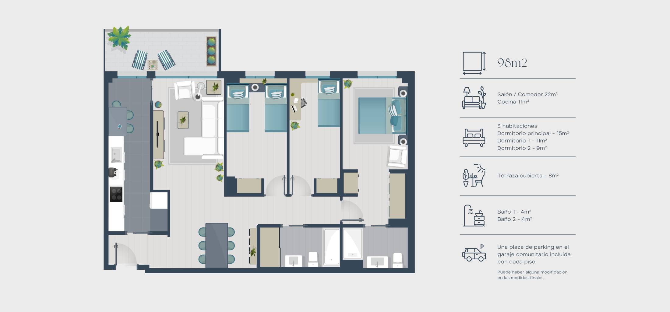 Mapa estructura vivienda | Zona Franca | Vila Bonaplata 