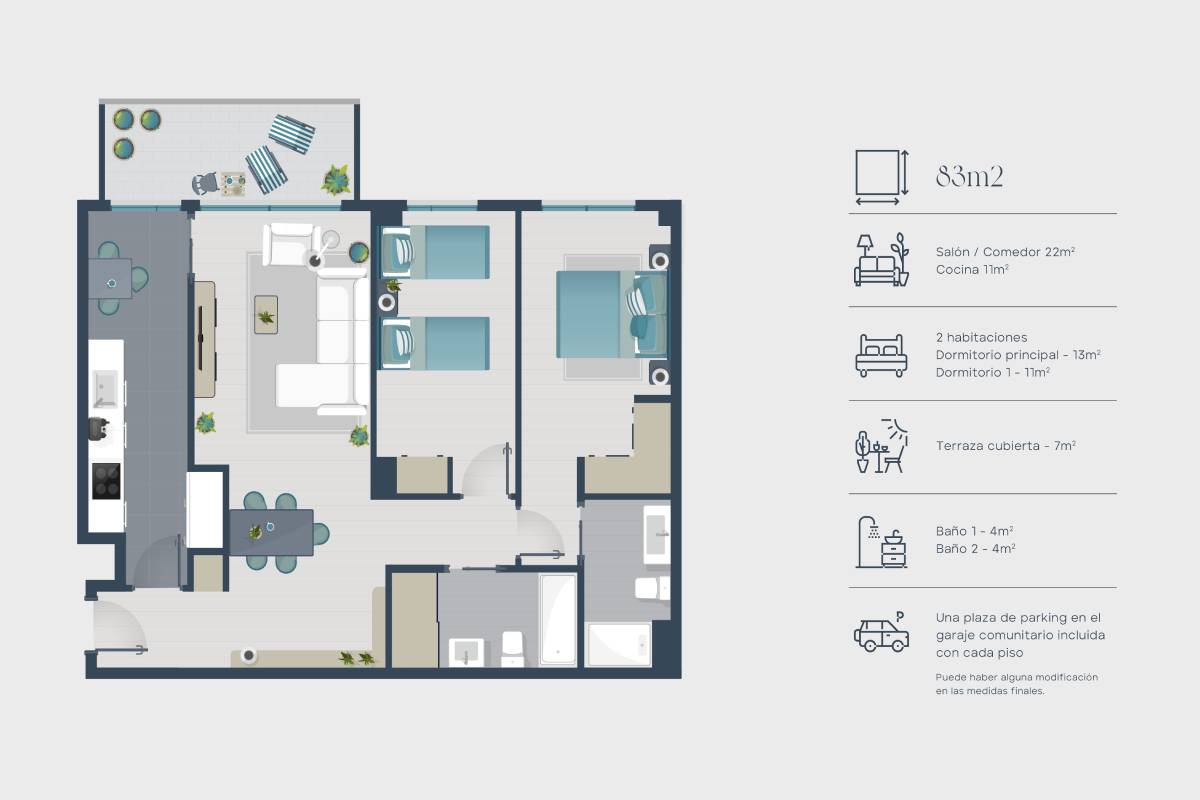 Mapa estructura vivienda | Zona Franca | Vila Bonaplata 