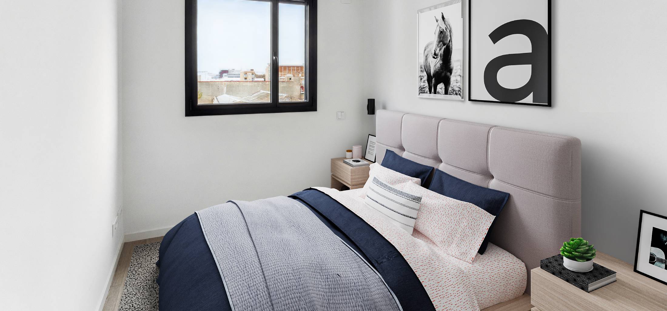 Cama matrimonial | Bialto | Obra Nueva | Badalona